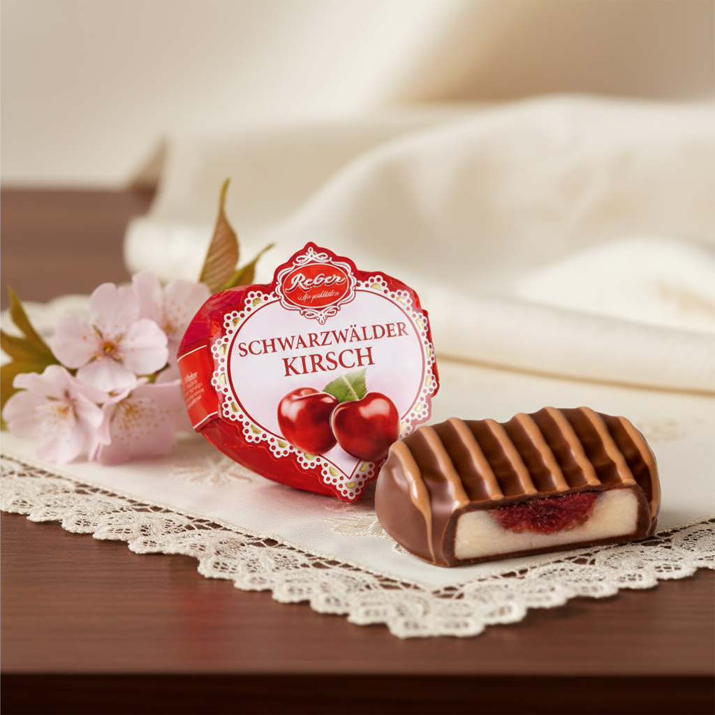 Reber Black Forest Cherry Heart