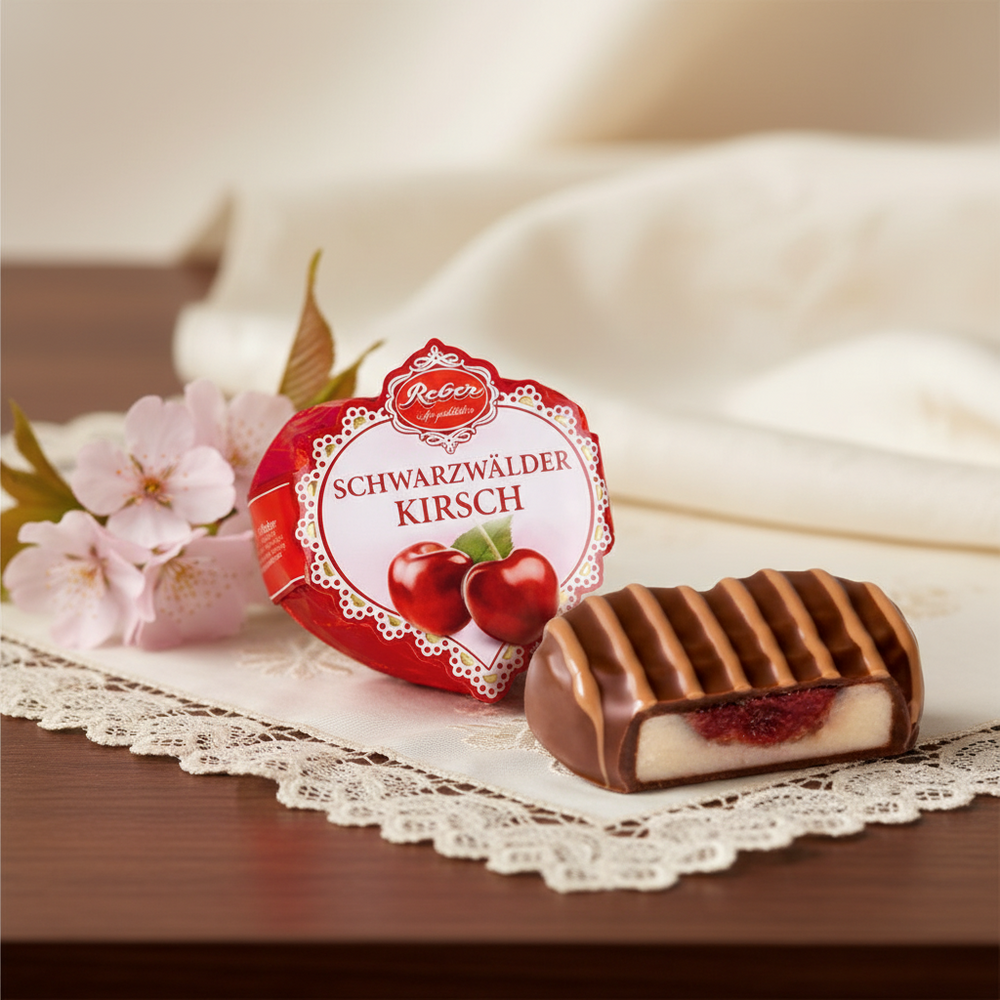 Reber Black Forest Cherry Heart