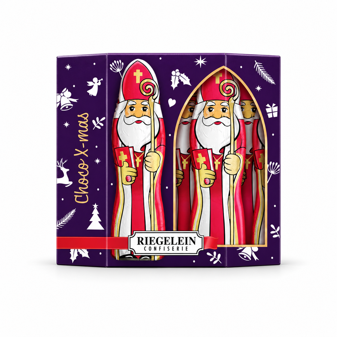 Riegelein milk chocolate St. Nicholas gift box front