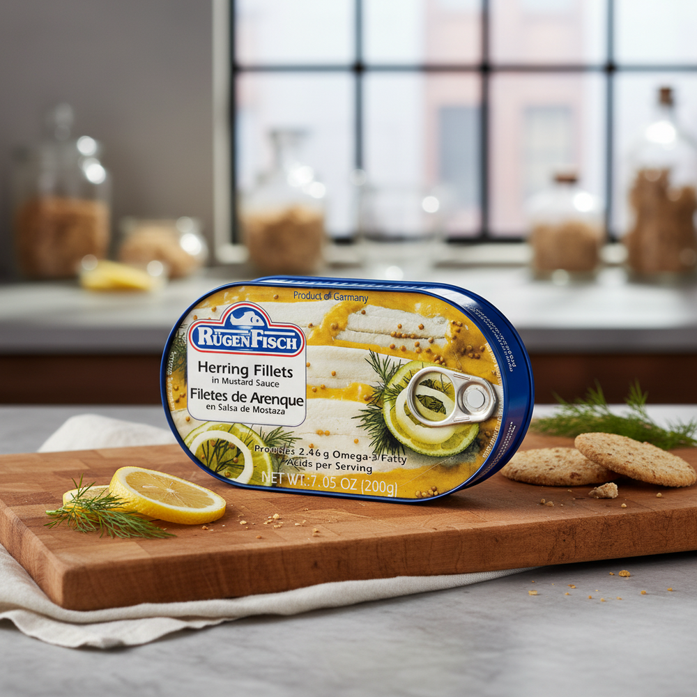 RugenFisch Herring Fillets in Mustard Sauce by Rügen Fisch