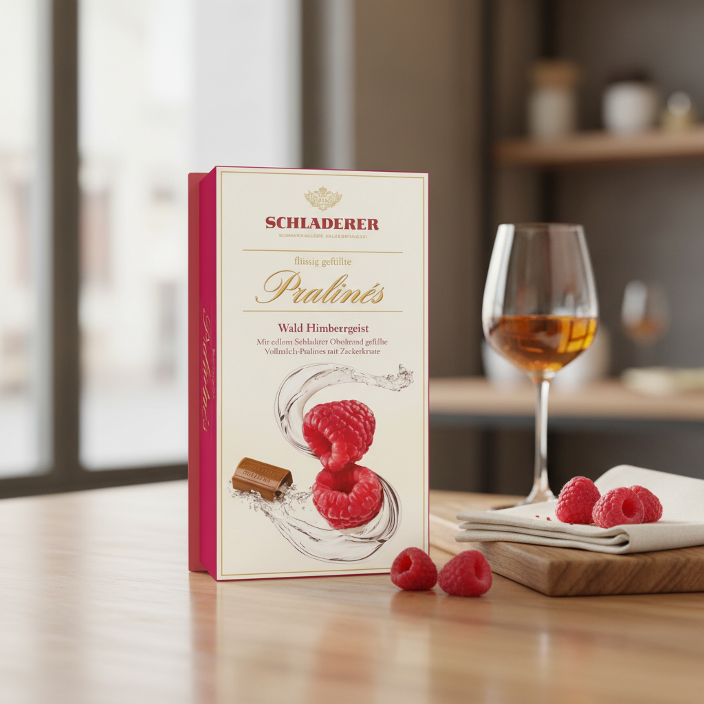 Schladerer Himbeergeist Chocolate in Gift Box