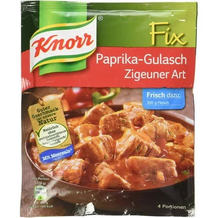 Knorr Fix Paprika Goulash (Gypsy) Style