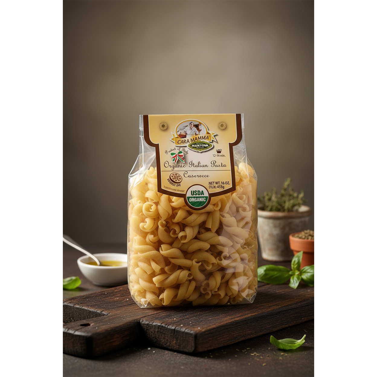 Mantova Bronze Die Pasta Caserecce 1 LB