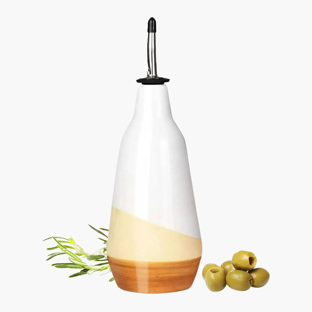 Ceramic Olive Oil Dispenser Bottle - 400ml