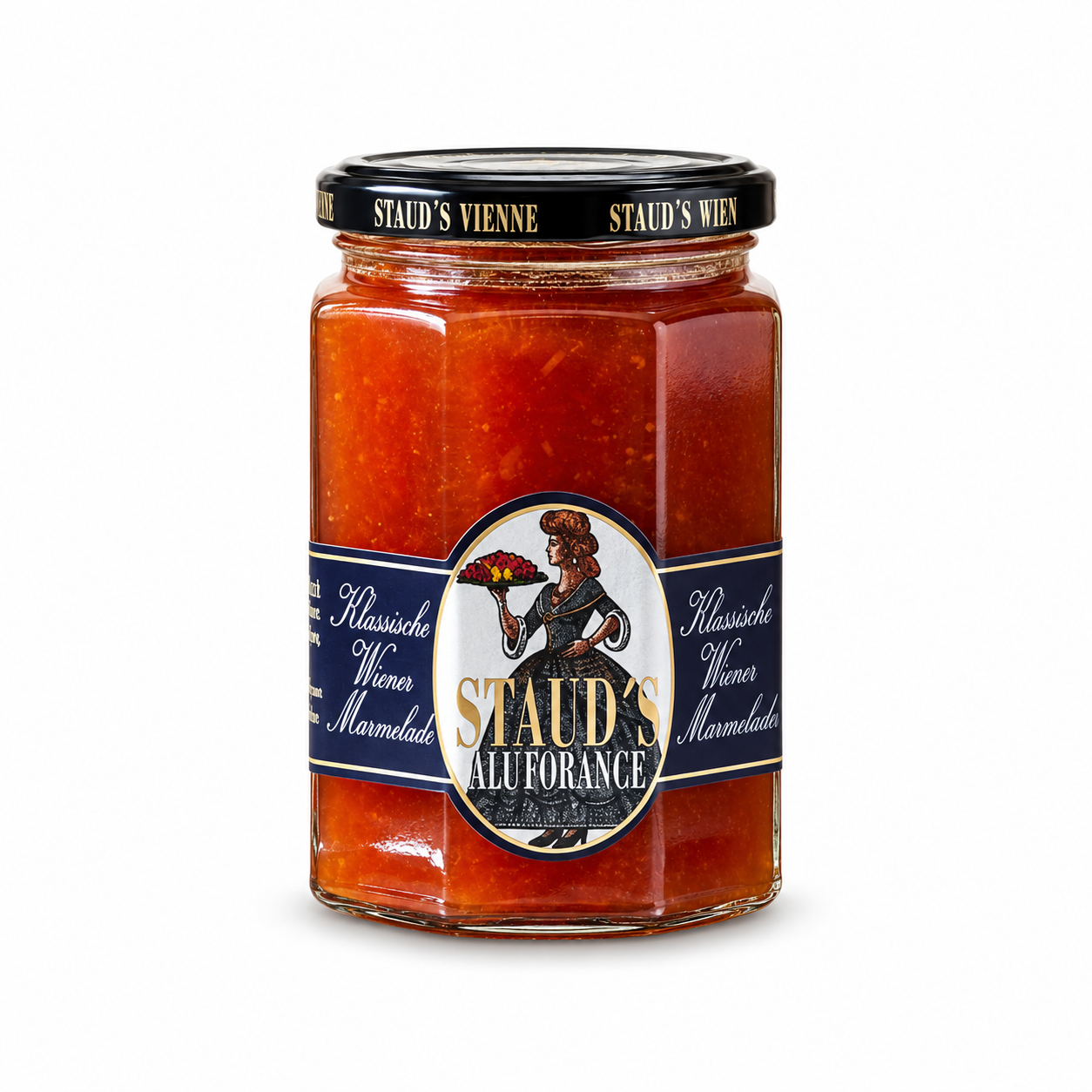 Staud's Blood Orange Preserves 330 g jar on white