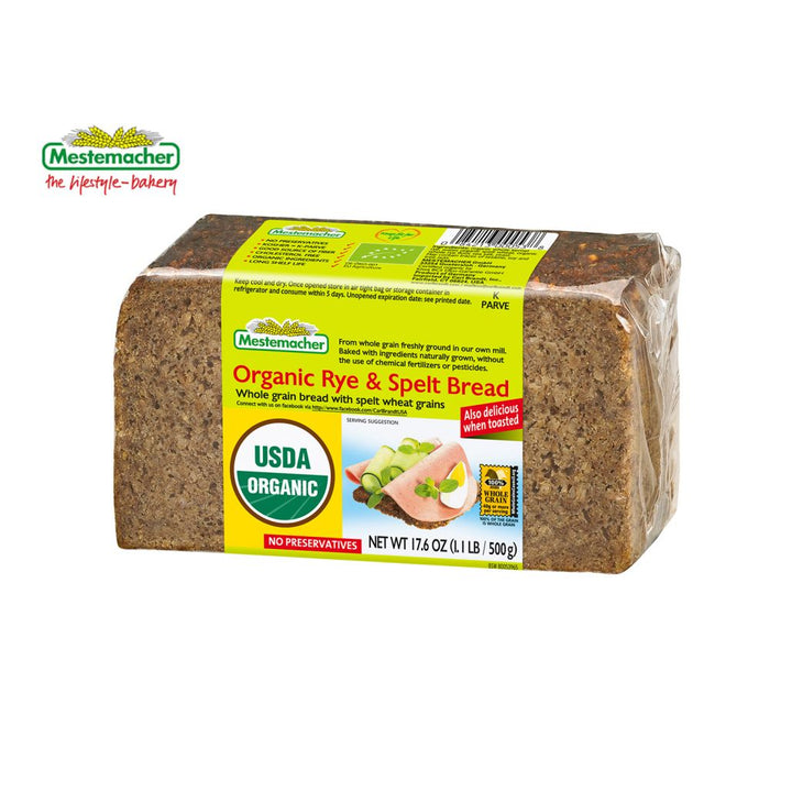 Mestemacher Organic Rye and Spelt Bread