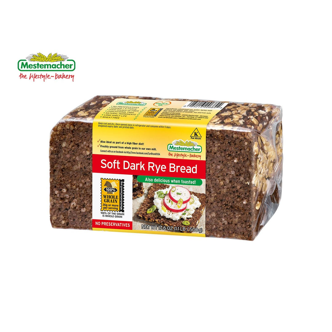 Mestemacher Soft Dark Rye Bread