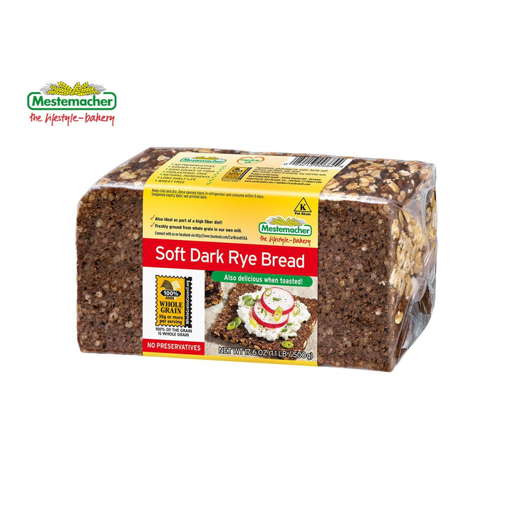 Mestemacher Soft Dark Rye Bread