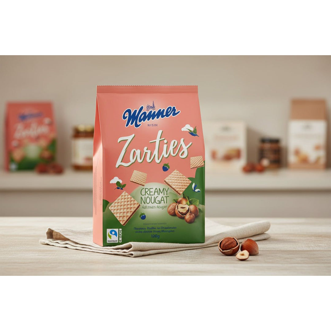Manner Zarties Creamy Nougat Wafers