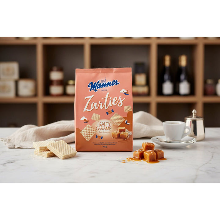 Manner Zarties Salty Caramel Wafers