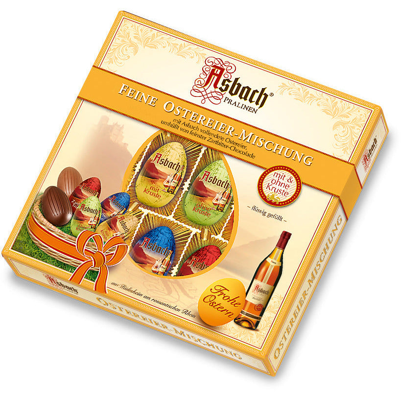 Asbach Easter Egg Assortment with and without Sugar Crust