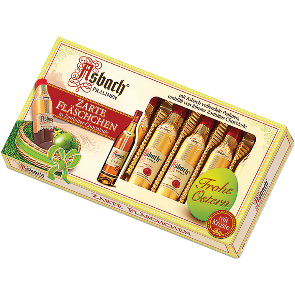 Asbach Chocolate Bottles in Easter Gift Box - EuropeanDeli.com
