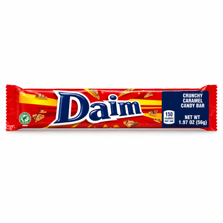 Daim crunchy caramel milk chocolate bars, two-pack