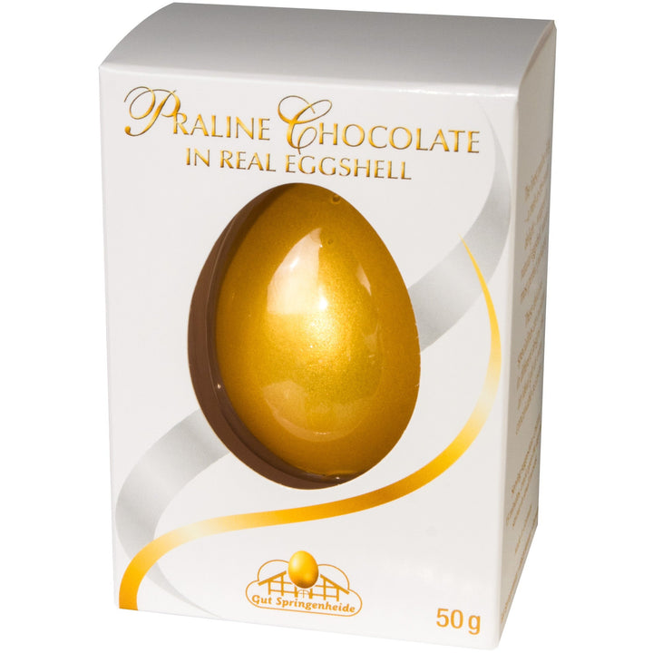 Gut Springenheide Chocolate Filled Easter Eggs in Gold