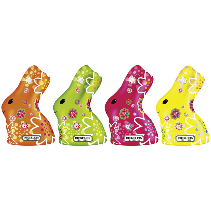 Riegelein Flower Milk Chocolate Easter Bunny - EuropeanDeli.com