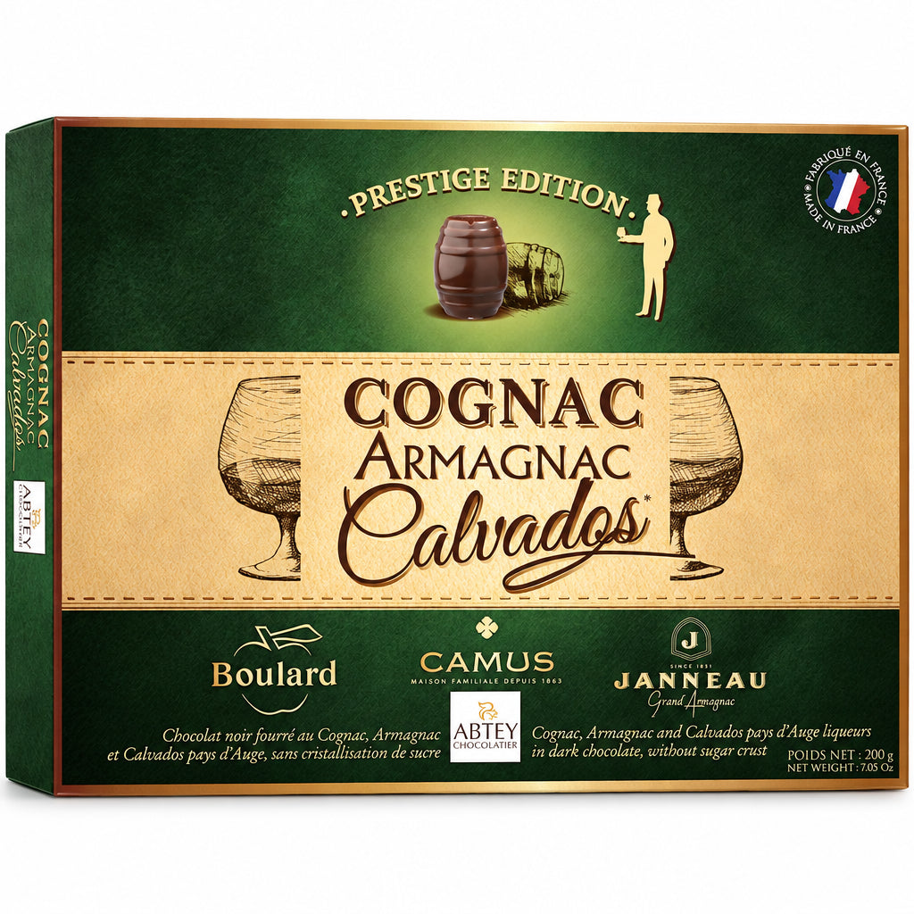 Abtey Chocolatier Prestige Cognac Armagnac Calvados Barrel Assortment