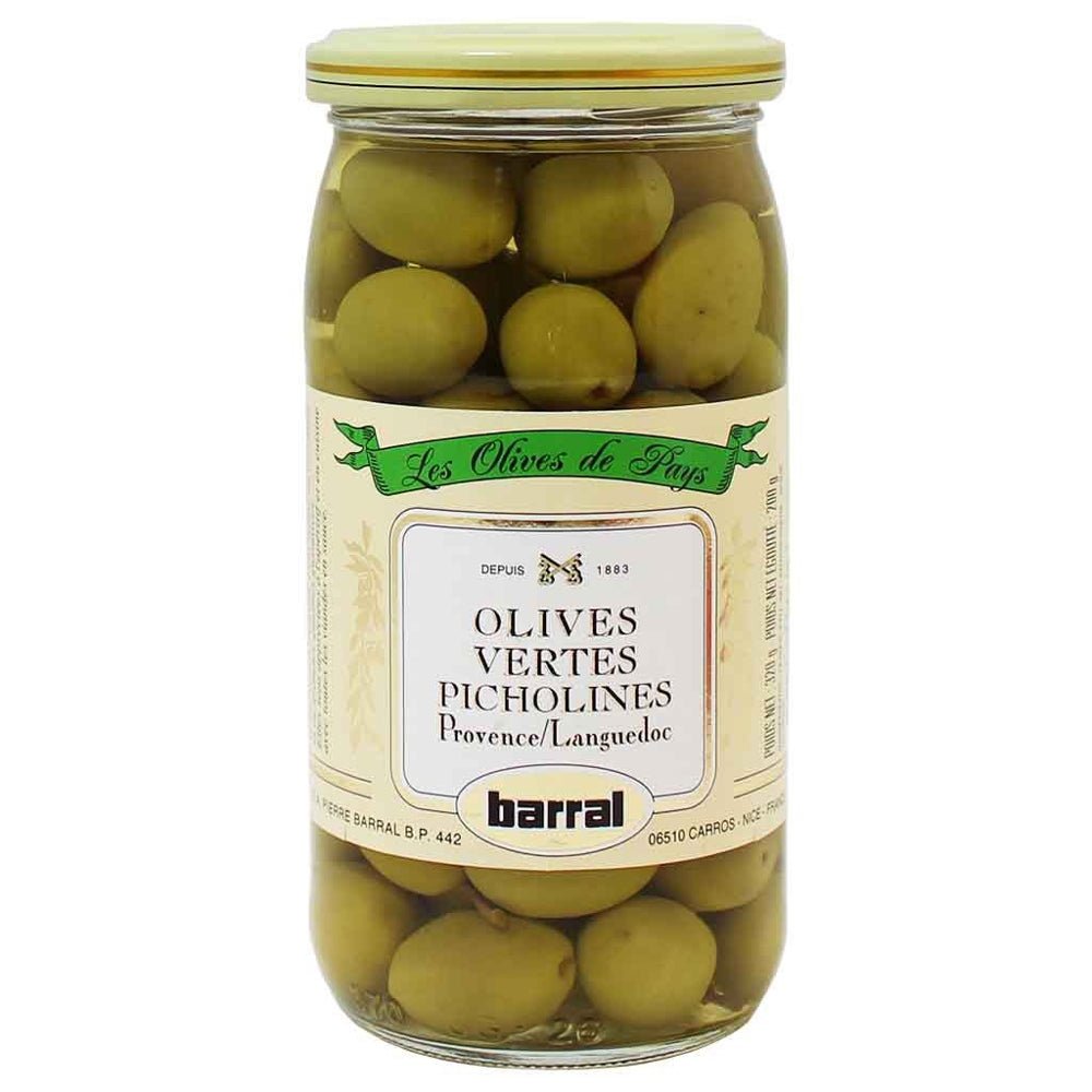 Barral Green Picholine Olives - EuropeanDeli.com