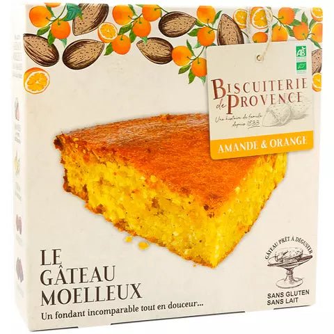 Biscuiterie de Provence organic almond and orange cake box