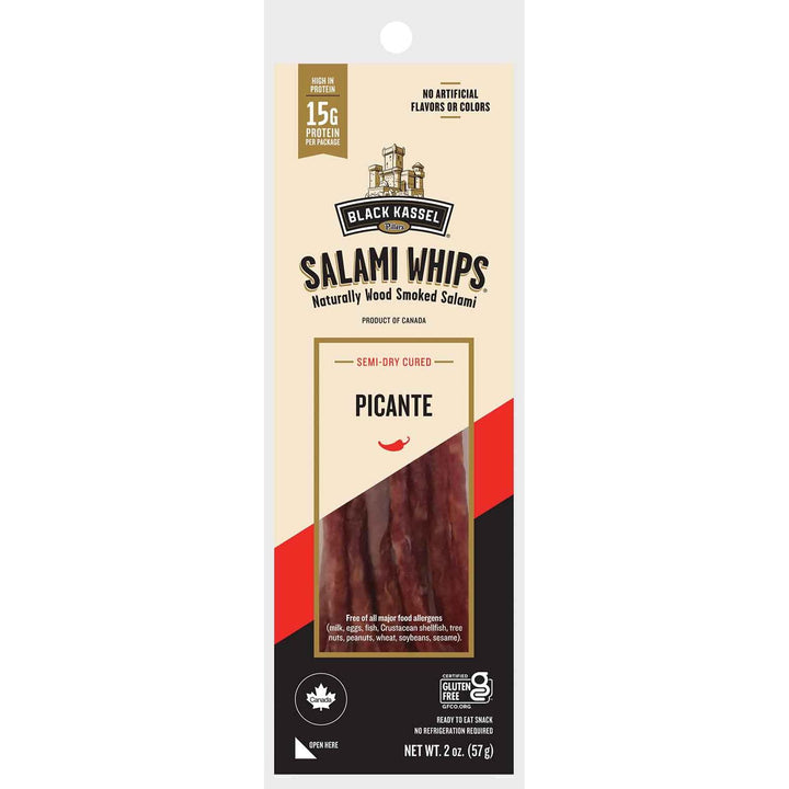 Black Kassel Picante Salami Whips