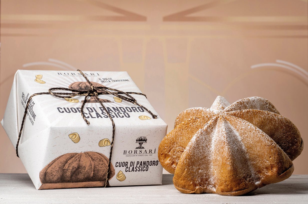 Borsari Star Shaped Traditional Pandoro European Deli