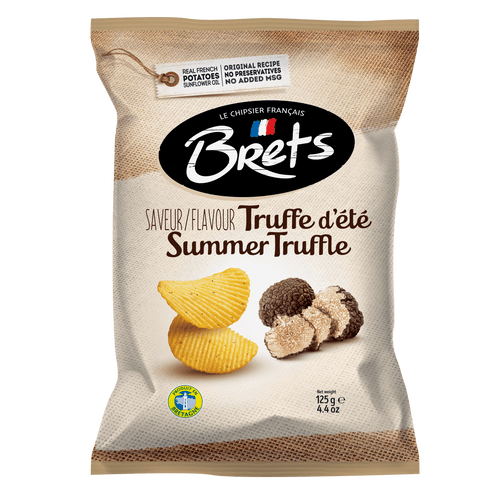 Brets Summer Truffle potato chips in a 125 g bag