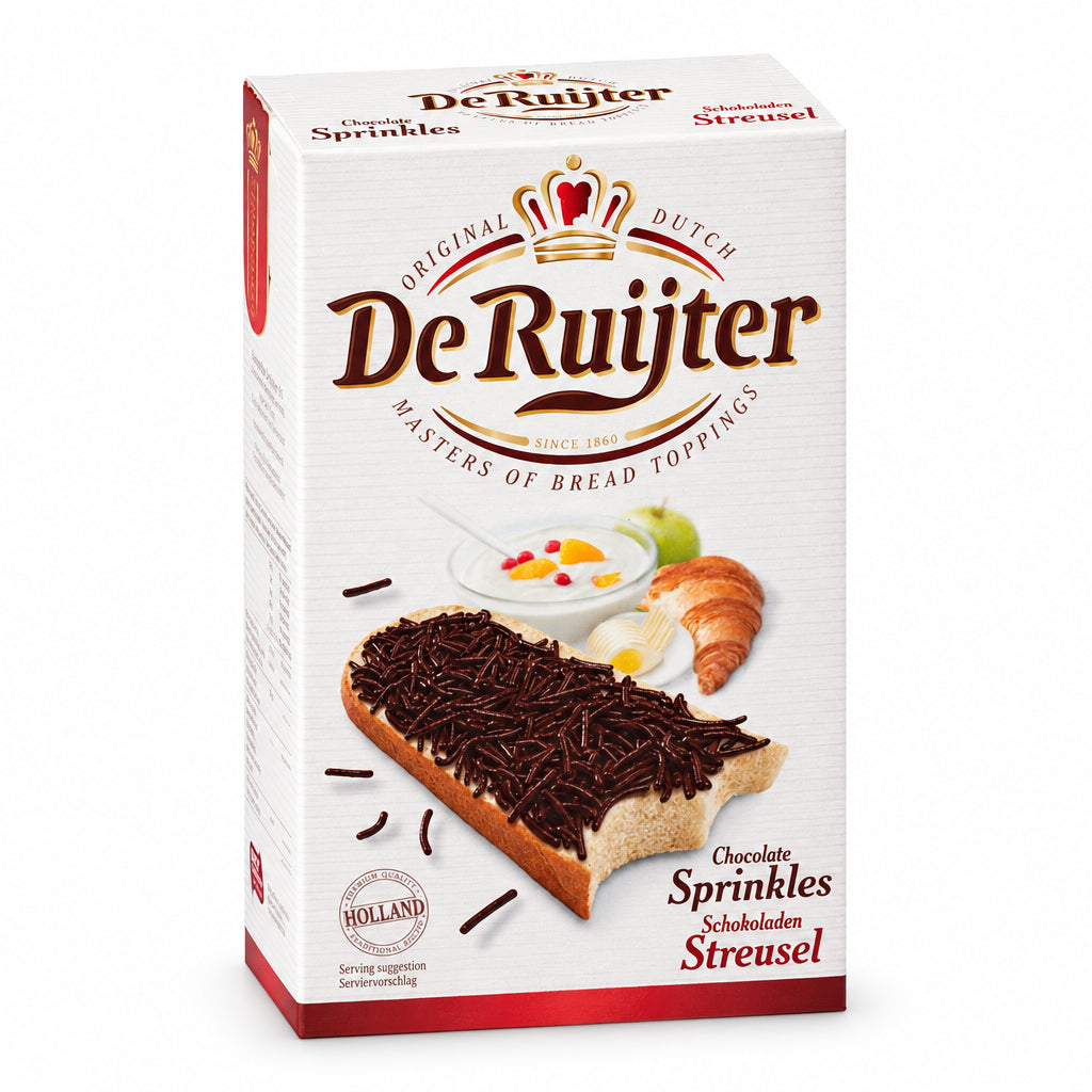 De Ruijter Dark Chocolate Sprinkles box