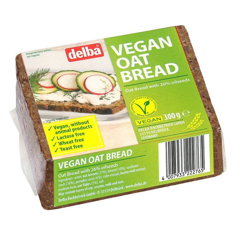 Delba Vegan Oat  Bread