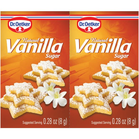 Dr Oetker Natural Vanilla Sugar - 6 Pouch Pack - EuropeanDeli.com