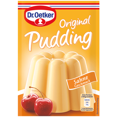 Dr. Oetker Original Cream Pudding, 3 Pouch Pack