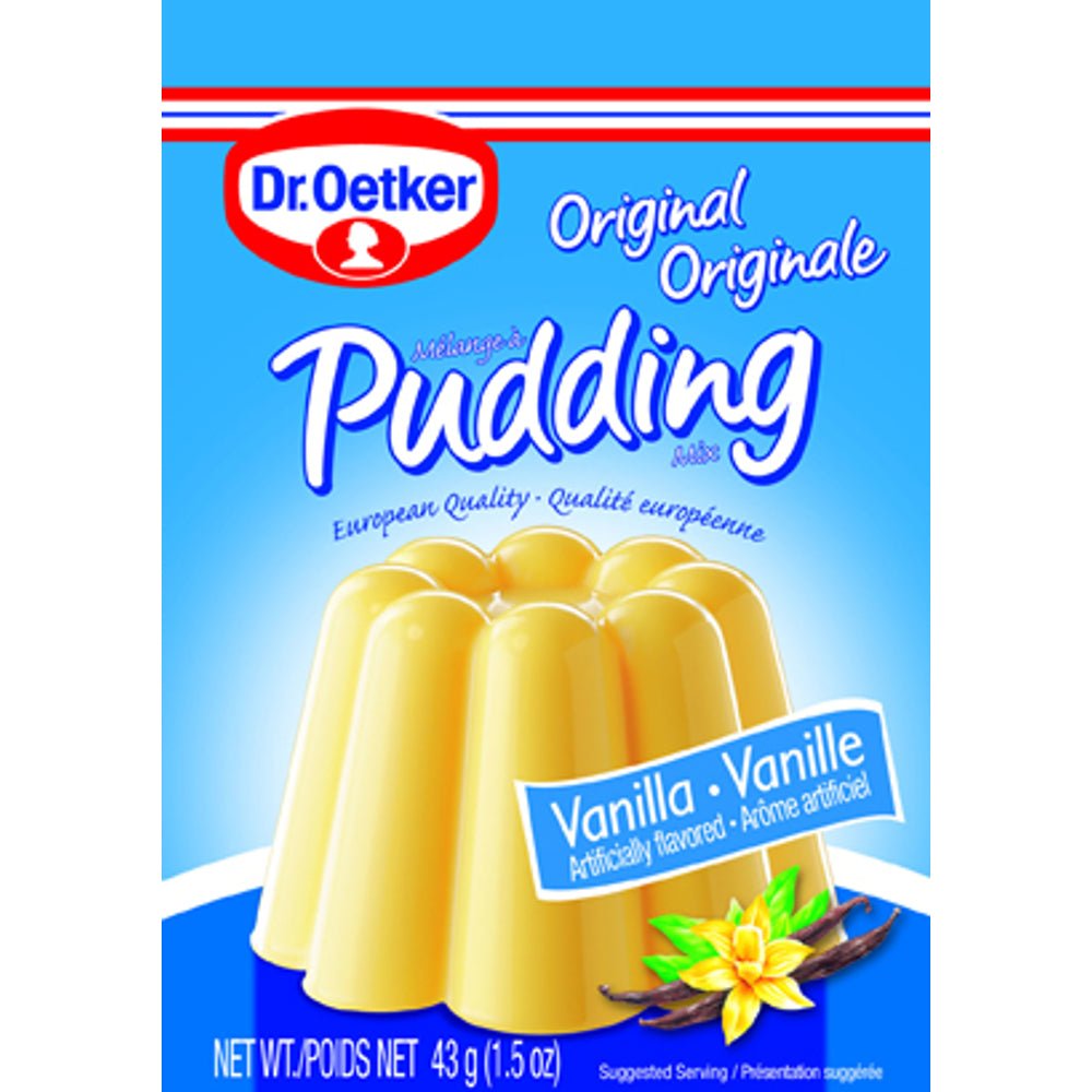 Dr Oetker Original Vanilla Pudding - 3 Pouch Pack - EuropeanDeli.com