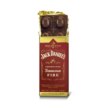 Goldkenn Jack Daniel's Tennessee Fire Milk Chocolate Bar