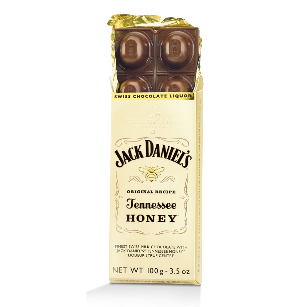 Goldkenn Jack Daniel's Tennessee Honey Milk Chocolate Bar - EuropeanDeli.com
