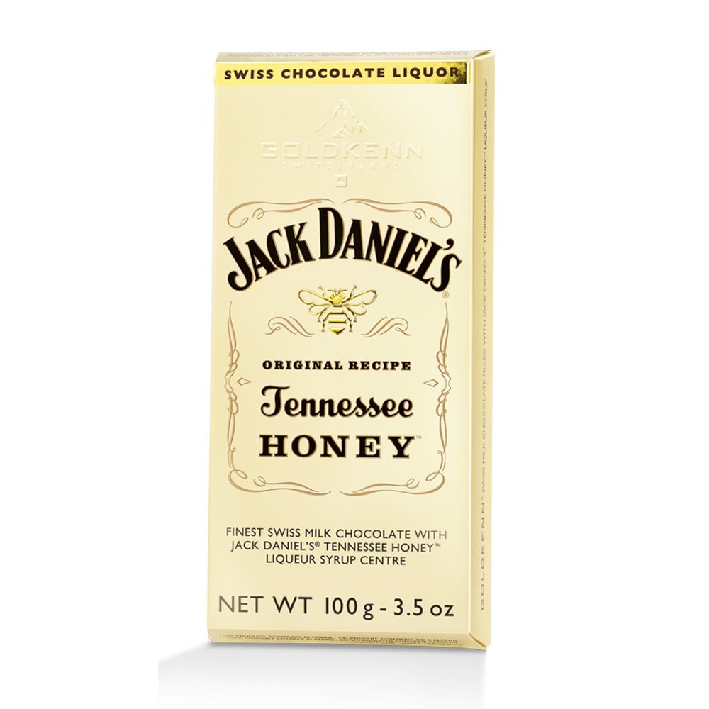 Goldkenn Jack Daniel's Tennessee Honey Milk Chocolate Bar - EuropeanDeli.com