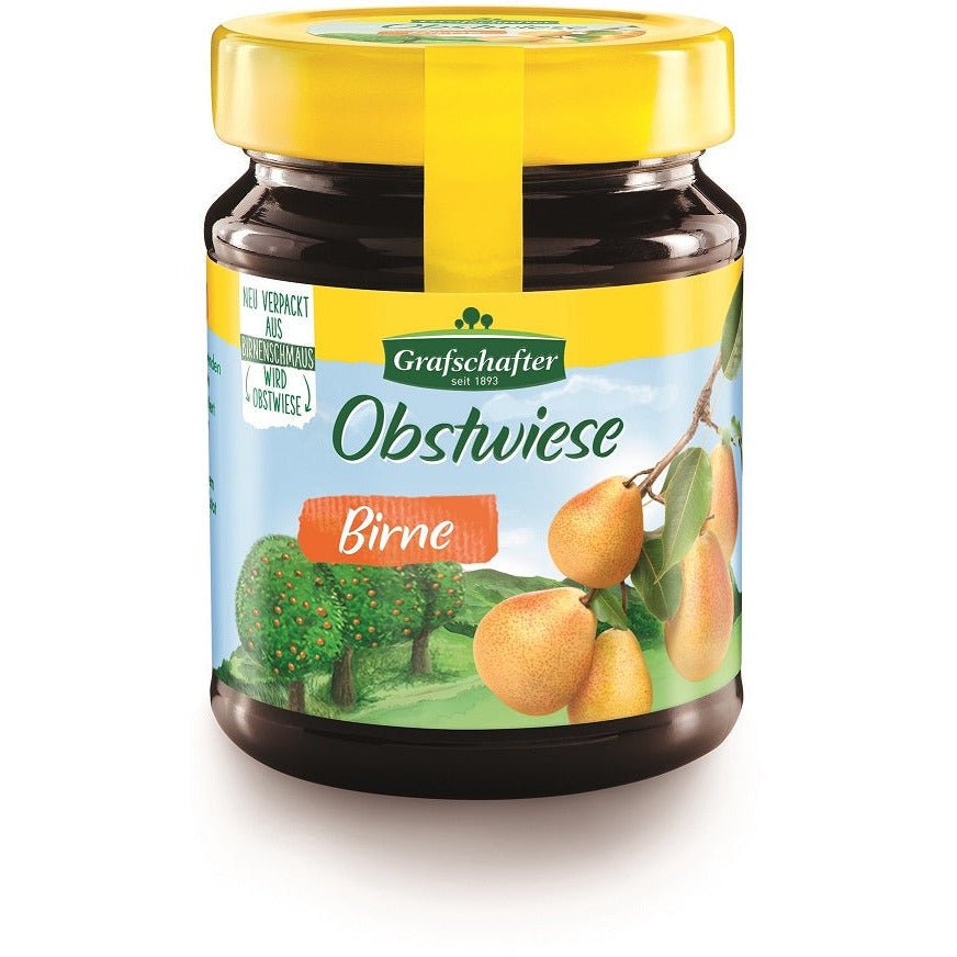 Grafschafter Obstwiese Birne pear butter in a 320 g jar