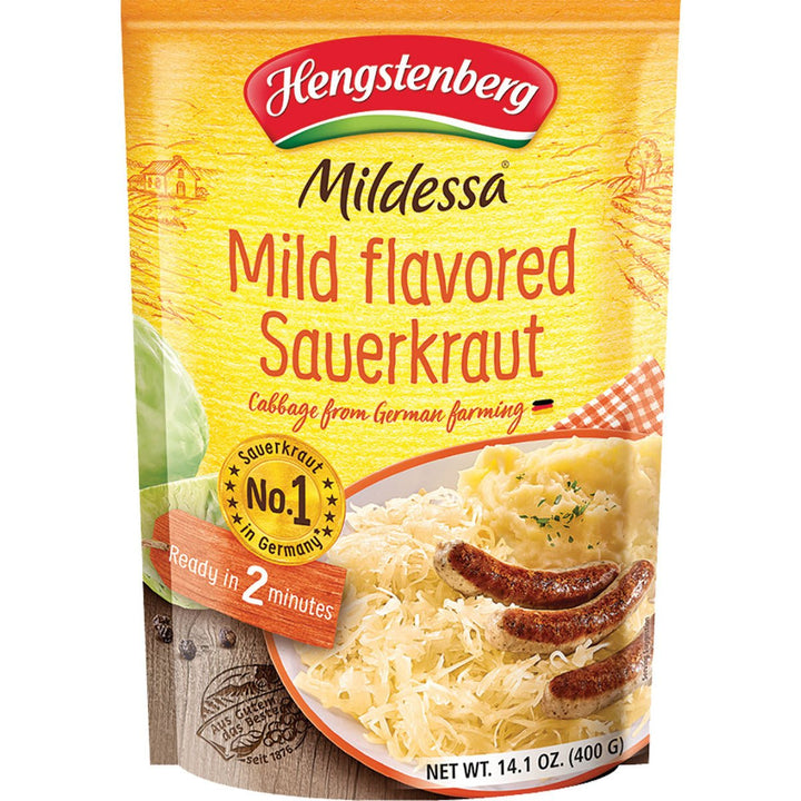 Hengstenberg Mildessa Mild Sauerkraut in Pouch