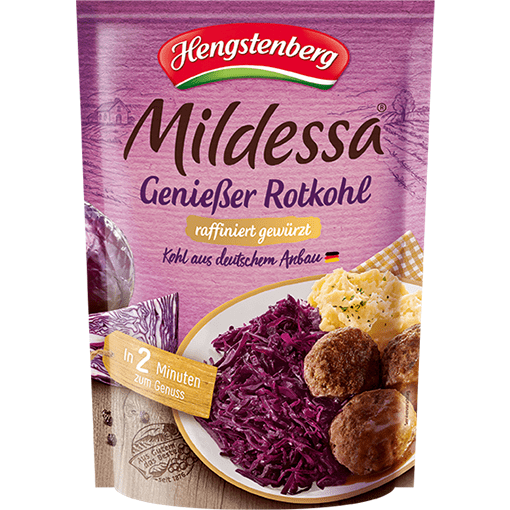 Hengstenberg Mildessa Red Cabbage in Pouch