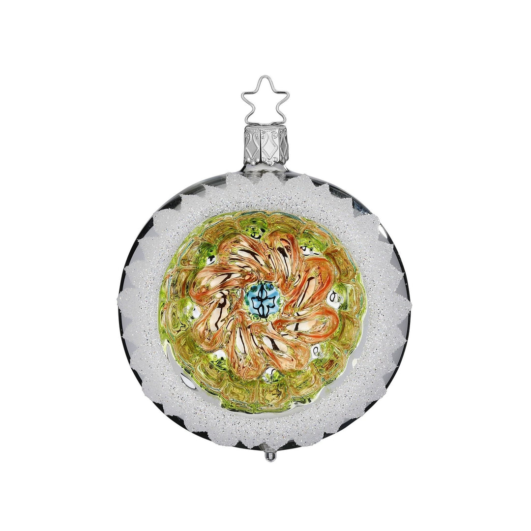 Inge Glass "Ornament Reflections" Ornament, Pink or Green