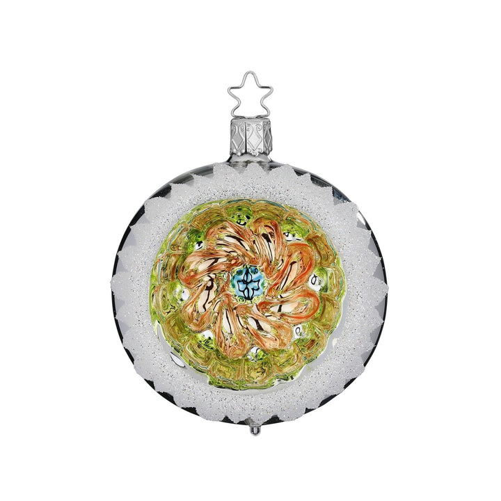 Inge Glass "Ornament Reflections" Ornament, Pink or Green