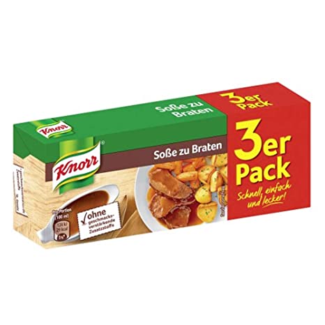 knorr pot roast sauerbraten mix Knorr Soße Zum Braten 3 Pack