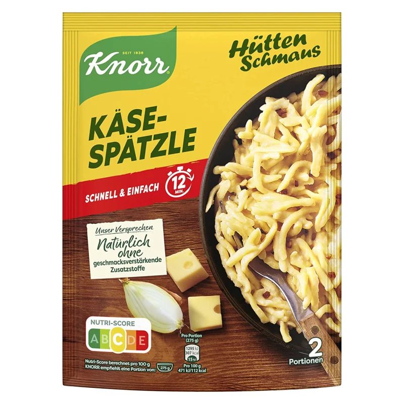 Knorr Käse Spätzle - Hütten Schmaus