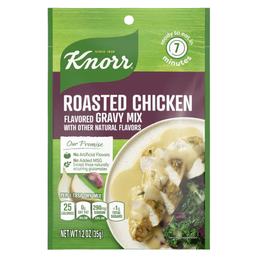 Knorr Roasted Chicken Gravy Mix pouch