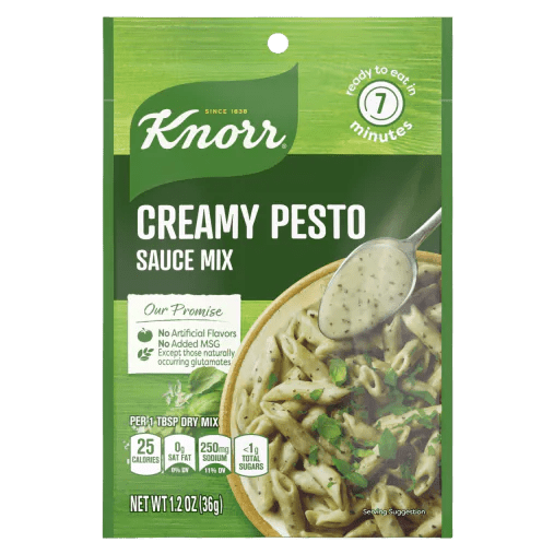 Knorr Creamy Pesto Sauce Mix pouch