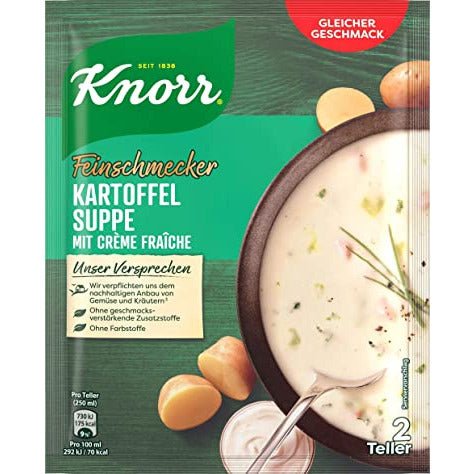 Knorr Kartoffel (Potato) Soup with Crème Fraîche