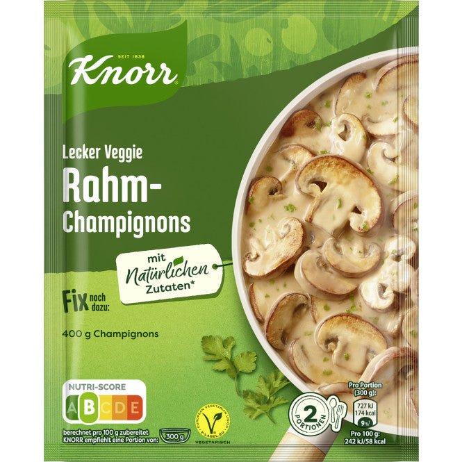 Knorr Rahm-Champignons (Lecker Veggie) – European Deli