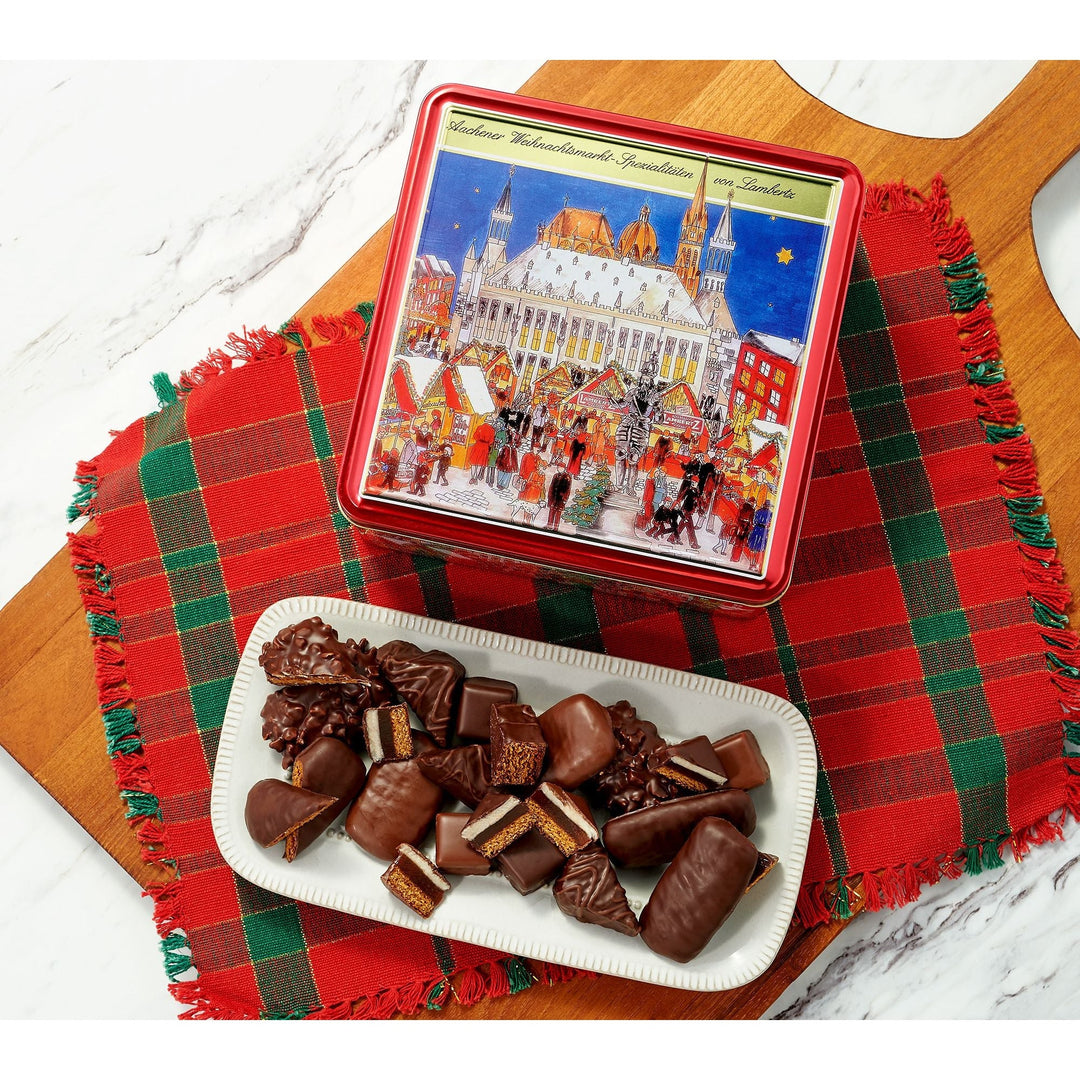 Lambertz Christmas Market Weihnachtsmarkt Tin - EuropeanDeli.com