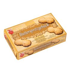 Lebkuchen Schmidt Butterspritzgebäck (Shortbread with a Milk Chocolate Base)