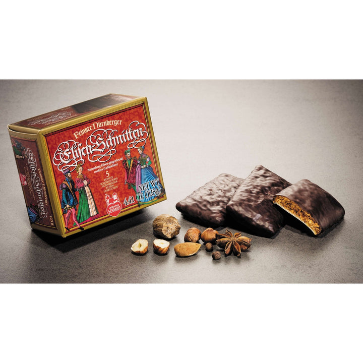Lebkuchen Schmidt Premium Nuremberg Chocolate Coated Elisen Bars