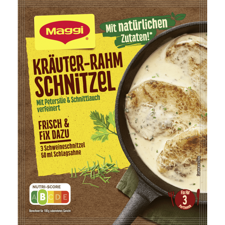 Maggi Fix Krauter Rahm Schnitzel