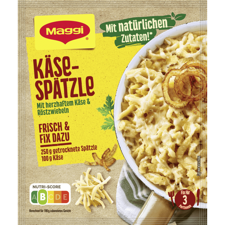 Maggi Käse (Cheese) Spaetzle