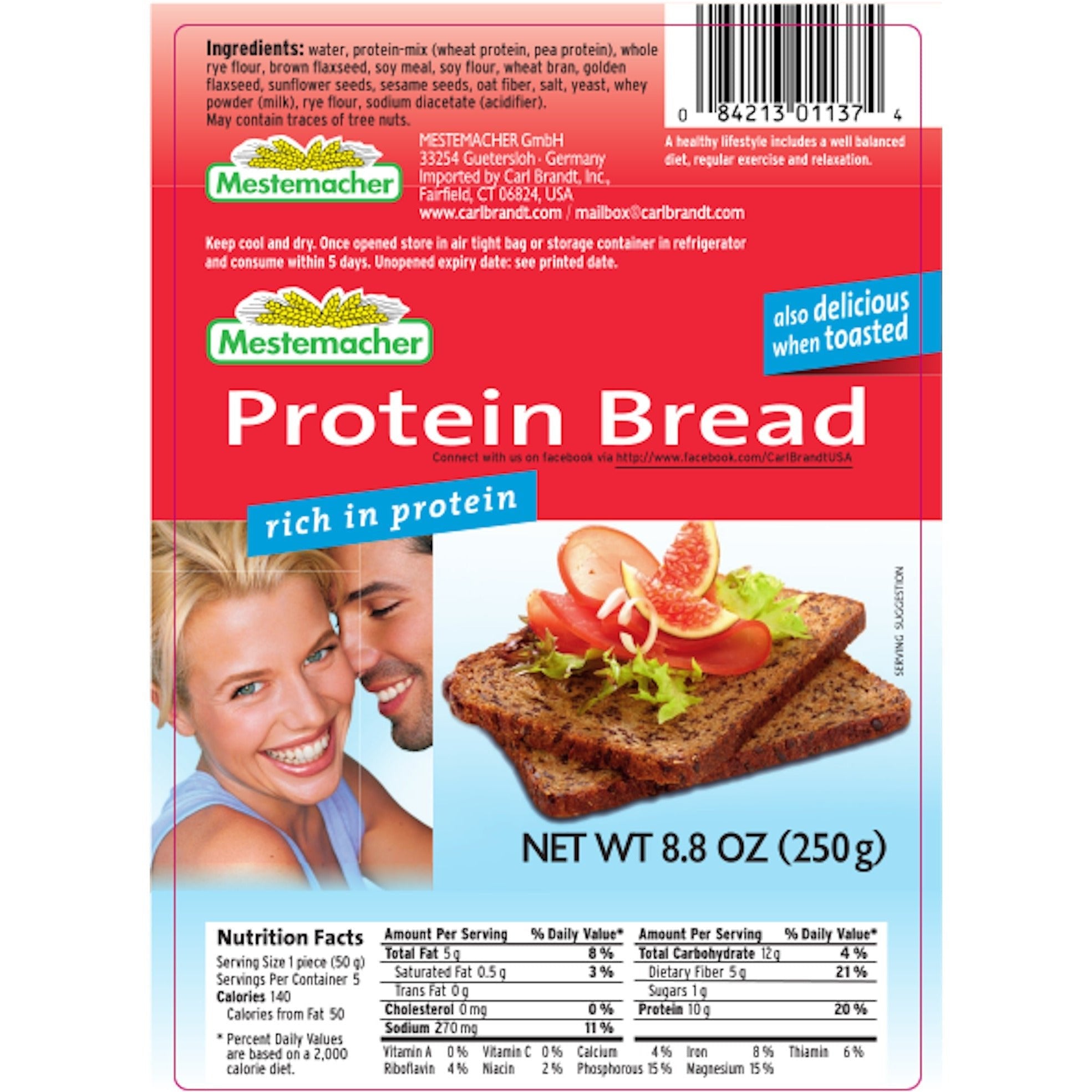Mestemacher Protein Bread — alternate product view 2